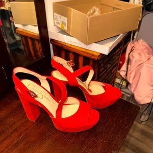 Red high heels